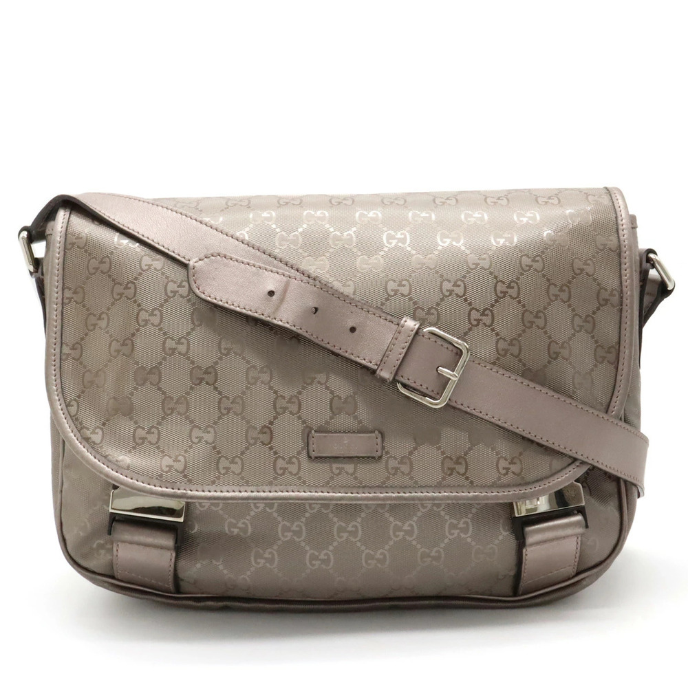 Gucci GG Imprime Messenger Crossbody Leather Pink